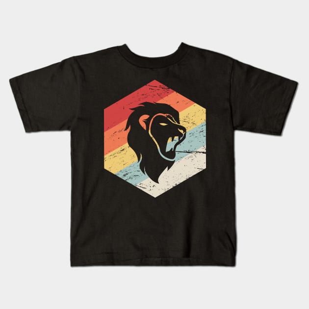 Leo – Vintage Astrology Zodiac Sign  Kids T-Shirt by MeatMan